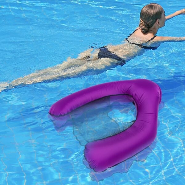 PVC Summer Inflatable Foldable Floating Row Swimming Pool Water Hammock Air Mattresses Bed Beach Water Sports Lounger Chair